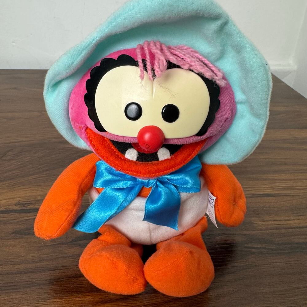 1997 Toy Biz Muppet Babies Baby Animal Bean Bag Plush Jim Henson Vintage